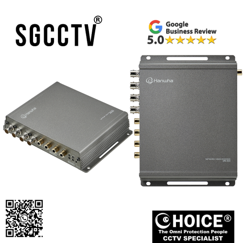 Hanwha Wisenet SPE-420 Encoder Maximum resolution: 5MP Multiple streaming (up to 2 profiles per CH)1 RJ-45 10/100 Base-T NEW