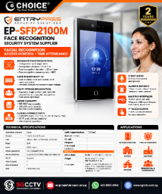 ENTRYPASS Face Recognition EP-SFR2100M Security System Supplier FACIAL RECOGNITION ACCESS CONTROL TIME ATTENDANCE 1 ENTRYPASS Face Recognition EP-SFR2100M Security System Supplier FACIAL RECOGNITION ACCESS CONTROL TIME ATTENDANCE