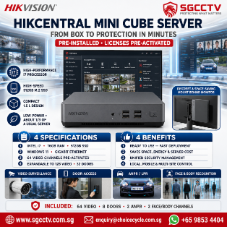 HIKVISION HikCentral Mini Cube Server Video Management Access Control ANPR LPR Facial Recognition People Counting SGCCTV