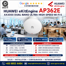 HUAWEI AP362E Wireless Access Point eKitEngine AX3000 Dual-Band Ultra-High-Speed Wi-Fi 6 WIFI COVERAGE Strong WIFI Signal