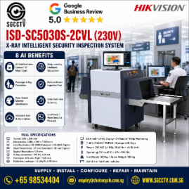 HIKVISION ISD-SC5030S-2CVL X-ray Intelligent Security Inspection AI Prohibited-Item Recognition Security Checkpoints Automatically Identifying