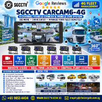 Vehicle Camera Fleet Management Fleet Camera 4G CCTV GPS Vehicle Tracking Truck Camera Commercial Fleet SGCCTV CARCAM6 CCTV