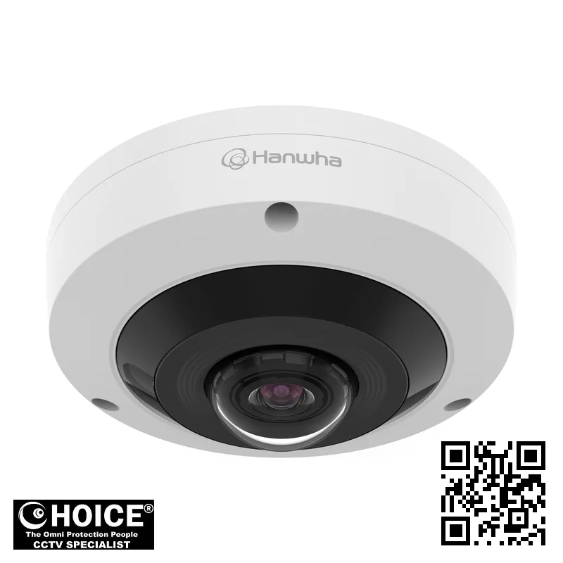 Hanwha HCF-8011RV 5MP IR Wisenet HD+ Outdoor Fisheye Camera 2 Hanwha HCF-8011RV Security Camera