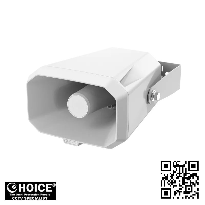 Hanwha SPA-H100W IP Horn Speaker 2 Hanwha SPA-H100W Security Camera