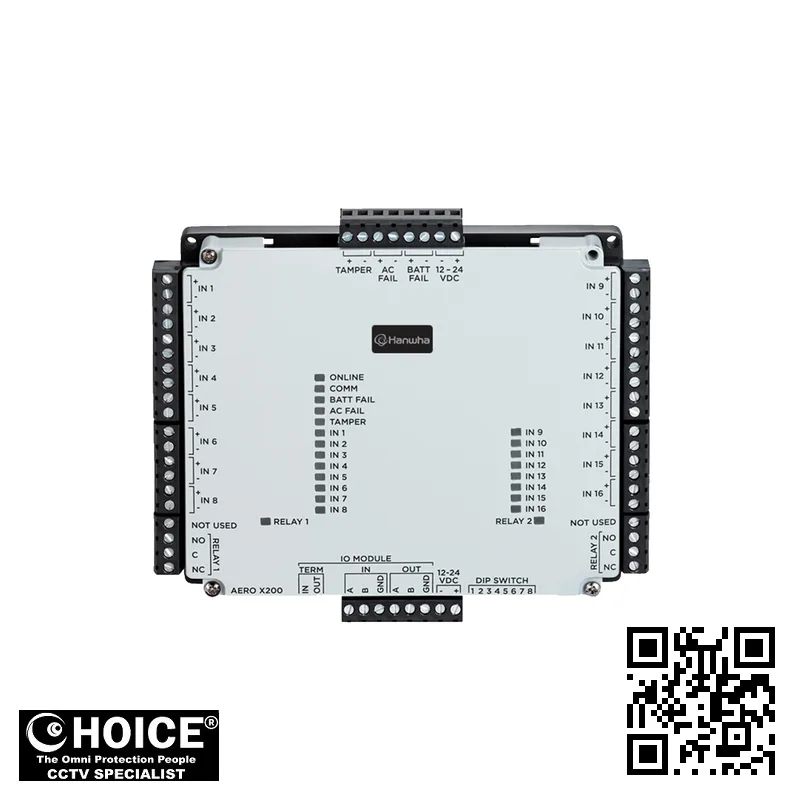 Hanwha X200 Expansion Input Module 2 Hanwha X200 Security Camera