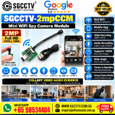 Lawful Authorised Security Monitoring Mini WiFi Camera Module SGCCTV-2MPCCM 2MP Full HD Evidence-recording WiFi connectivity Mobile-app