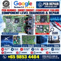 PCB Component-Level Repair Burned Short-Circuited No-Power Circuit Board Diagnosis Server Mainboards Repair Firewall Router Repair
