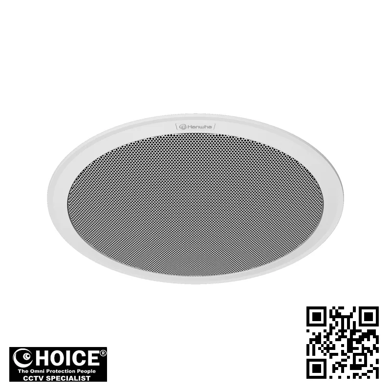 Hanwha SPA-C100W IP Ceiling Speaker 2 Hanwha SPA-C100W Security Camera