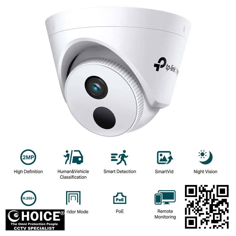TP-Link VIGI C420I 2MP IR Turret Network Camera 2 TP-Link VIGI C420I VIGI 2MP IR Turret Network Camera