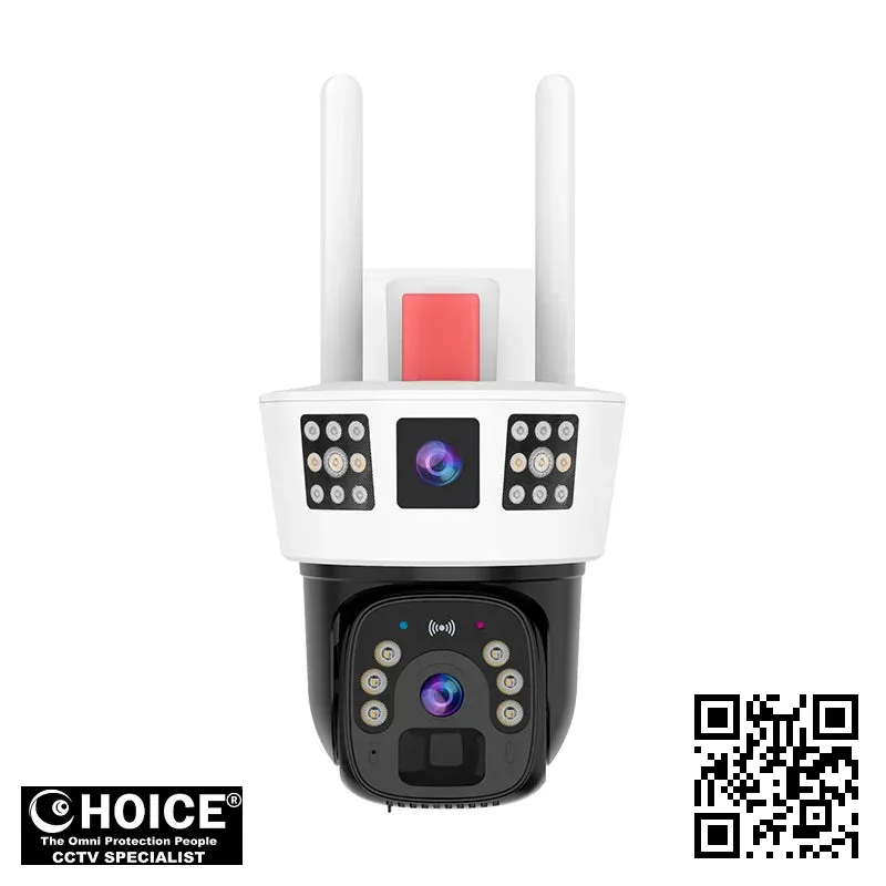 VStarcam CB66TR-32GB 1080P WiFi Solar Battery Camera - Dual Lens & 3 Multi-Views 2 VStarcam CB66TR-32GB Security Camera