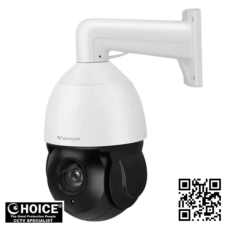 VStarcam CS630Q-X30P-EU-32GB 4MP PoE PTZ Outdoor Camera - 30X Optical Zoom & 200M Night Vision 2 VStarcam CS630Q-X30P-EU-32GB Security Camera