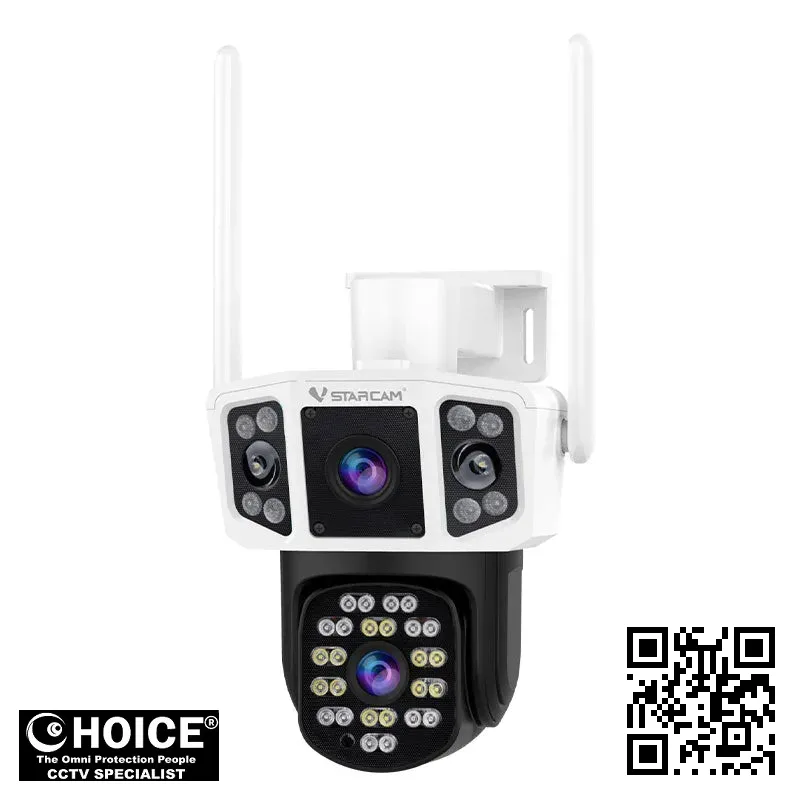 VStarcam CS667DR Dual Lens Three Views Camera - 360° PTZ & Human Detect 2 VStarcam CS667DR Security Camera